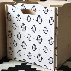 Ящик для игрушек Simple Box big (пингвины)